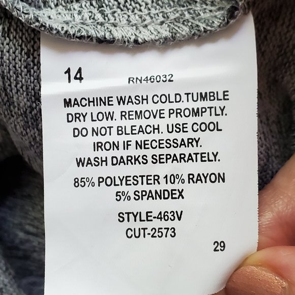 N Touch Black Gray Patchwork Variegated Striped Pattern Knit Sweater Top, Size L - Picture 12 of 13